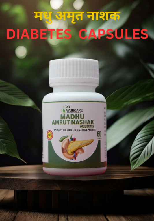 Madhu Amrut Nashak Diabetes Care Capsules (60 capsules )
